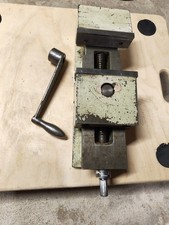 WMW Maschinenschraubstock mit Kurbel 125er DDR