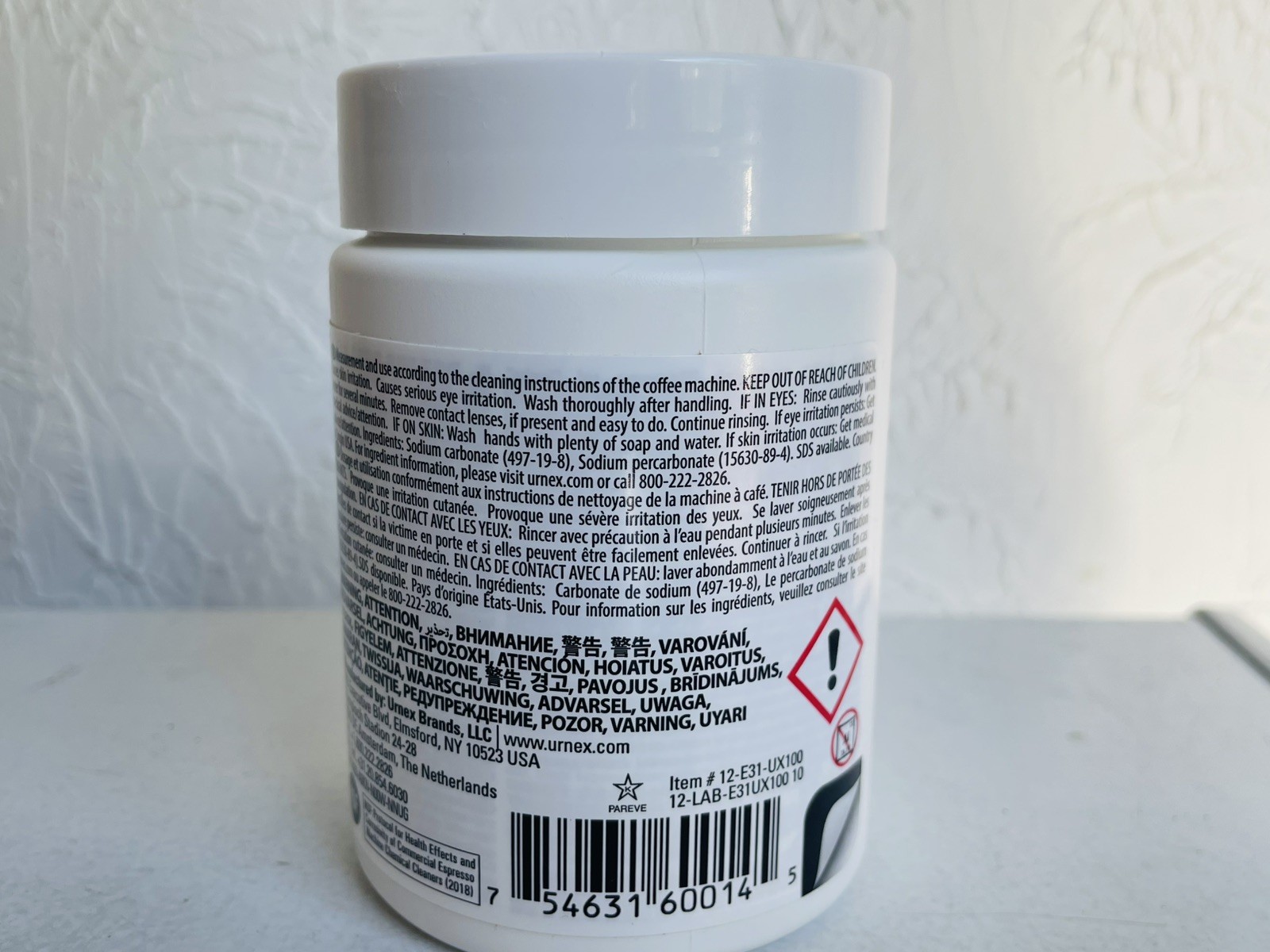 Espresso Machine Cleaning Tablets - 100 Count for Professional Use E31