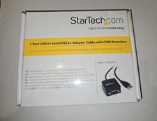 StarTech.com ICUSB2321F 1 Port USB to Serial RS232 Adapter Cable w/ COM NEW