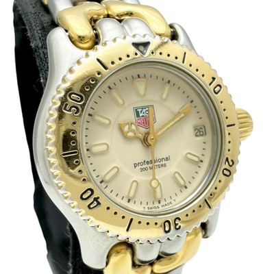 TAG HEUER Professional WG1421-0 Watch GP/Stainless Steel Quartz Movement Women's