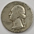 1942-P Washington Quarter  90% Silver #GWL8