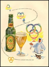 1950 vintage ad for Ballentine Ale -435