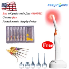 Endodontic Endo X-Pro Gold NITI Files Large Taper + Photodynamic Therphy Device