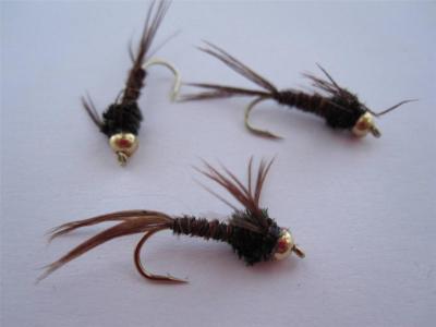 1 DZ A-2 BEAD HEAD ANATOMIC PHEASANT TAIL (SIZES AVAILABLE), NYMPHS