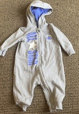 Converse Boys 1 Piece Outfit Size 6 Months Gray Blue