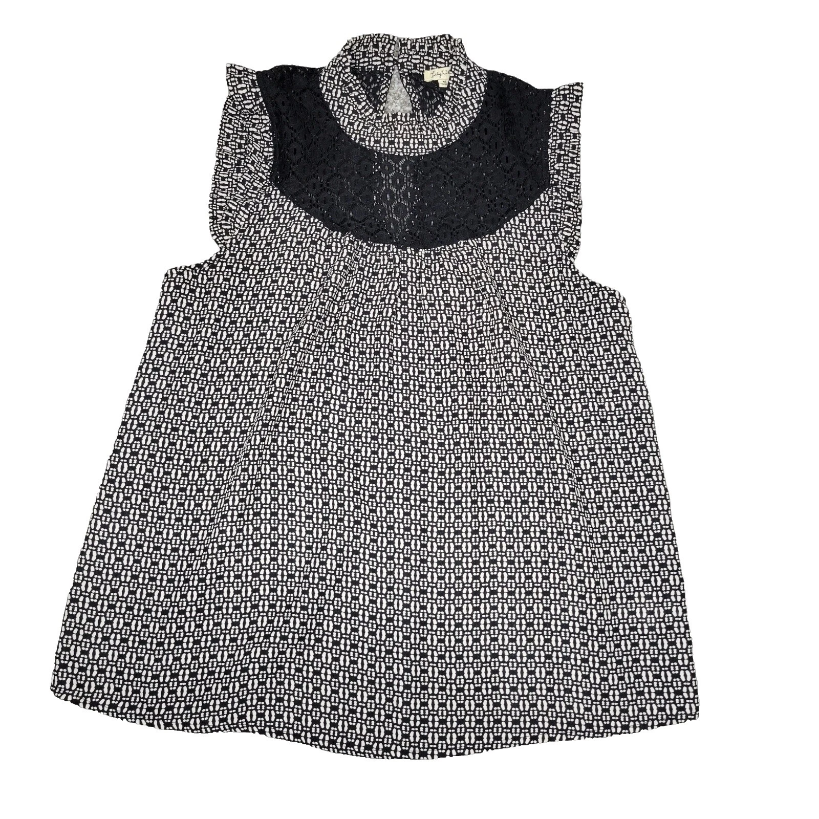 Camisetas geométrico informal Lily White para Mujeres