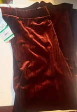 Kasper Women's Pull on Wide Leg Pant-Pepperberry Large