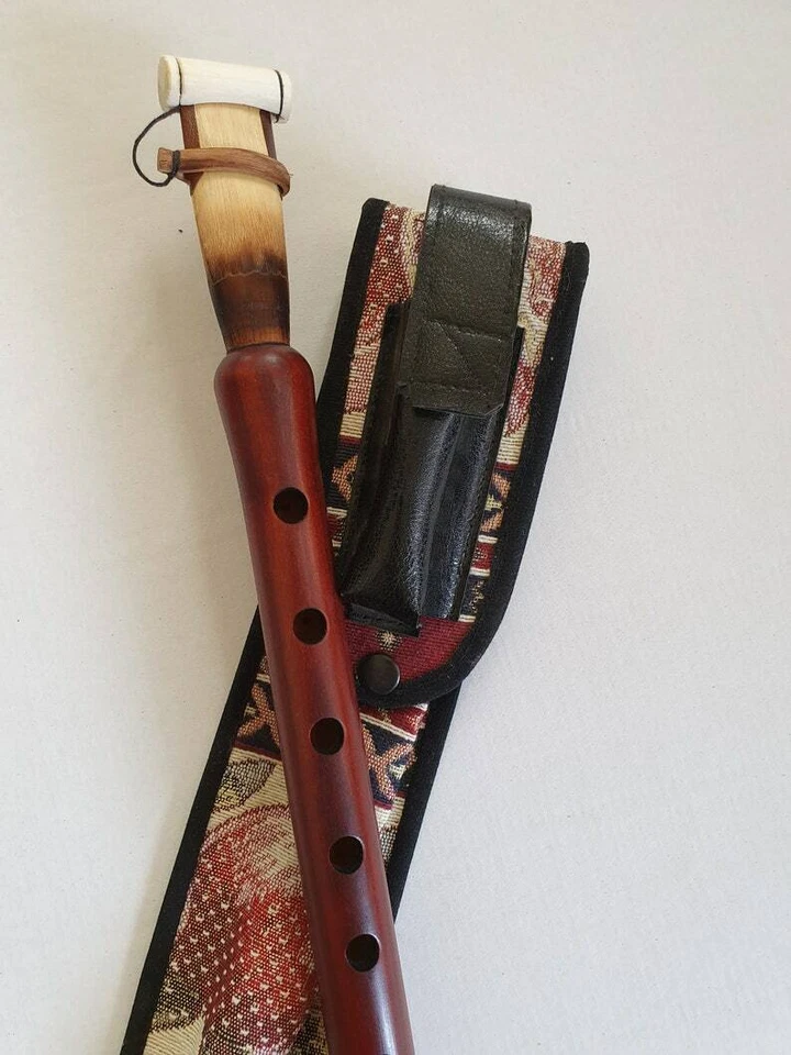 Armenio Duduk Nivel Profesional con Hermoso Estuche con Soporte de Caña Foto 3 de 4