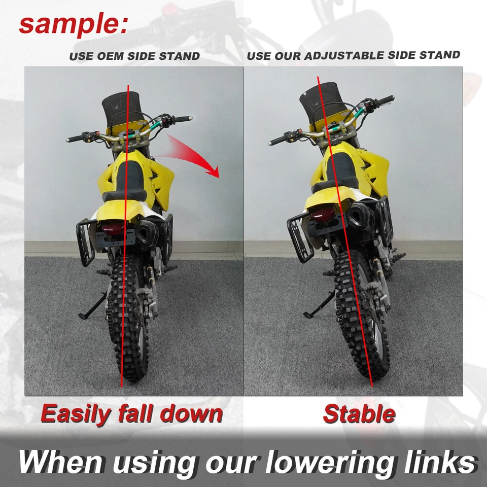 Fit For Honda Grom 125 MSX125 2017-2025 Rear Adjustable Kickstand Sidestand Kit - Image 3 of 4