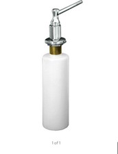 Westbrass Heavy Duty Kitchen Sink Soap/Lotion Dispenser, Polished Nickel