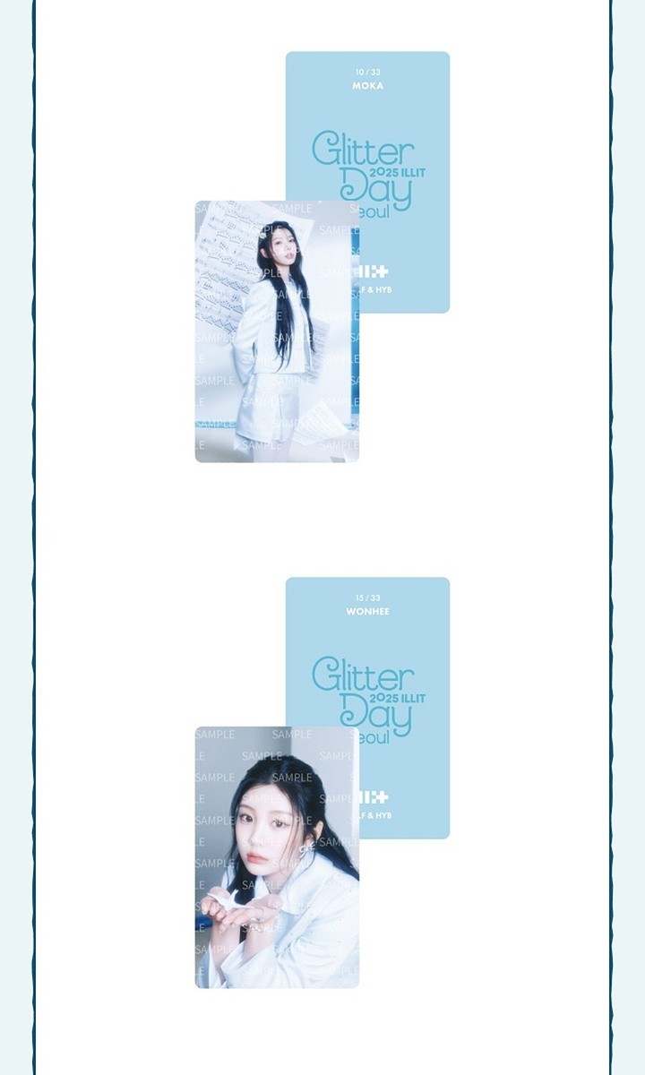 ILLIT [2025 ILLIT GLITTER DAY IN SEOUL] TRADING CARD/6Card