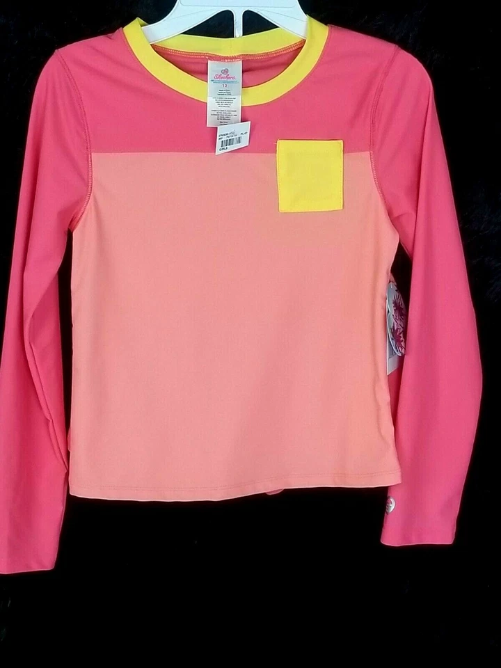 Conjunto de traje de baño Skechers para niñas con manga larga talla 12 Foto 4 de 4