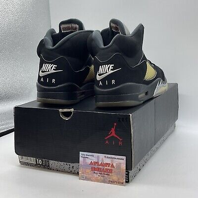 Size 10 - Jordan 5 OG Mid Metallic Silver Black Suede Size 10 - Jordan 5 OG Mid Metallic Silver Black Suede
