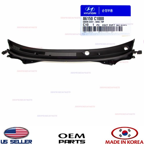 Genuine Cowl Panel Windshield Wiper Motor Cover Trim OEM Hyundai Sonata