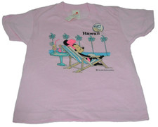 Childs Tee MINNIE MOUSE Size M 6-8 Pink Vtg HAWAII PUFF NWT Screen Stars USA