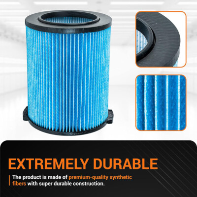 For RIGID Shop Vac Filter Reusable 3 Layer Washable 5 Gal Wet Dry Vacuum VF5000