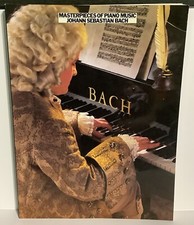 Vintage Masterpieces Of Piano Music Johann Sebastian Bach Book 1986