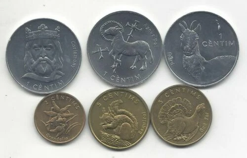 Münzen aus Andorra 2002