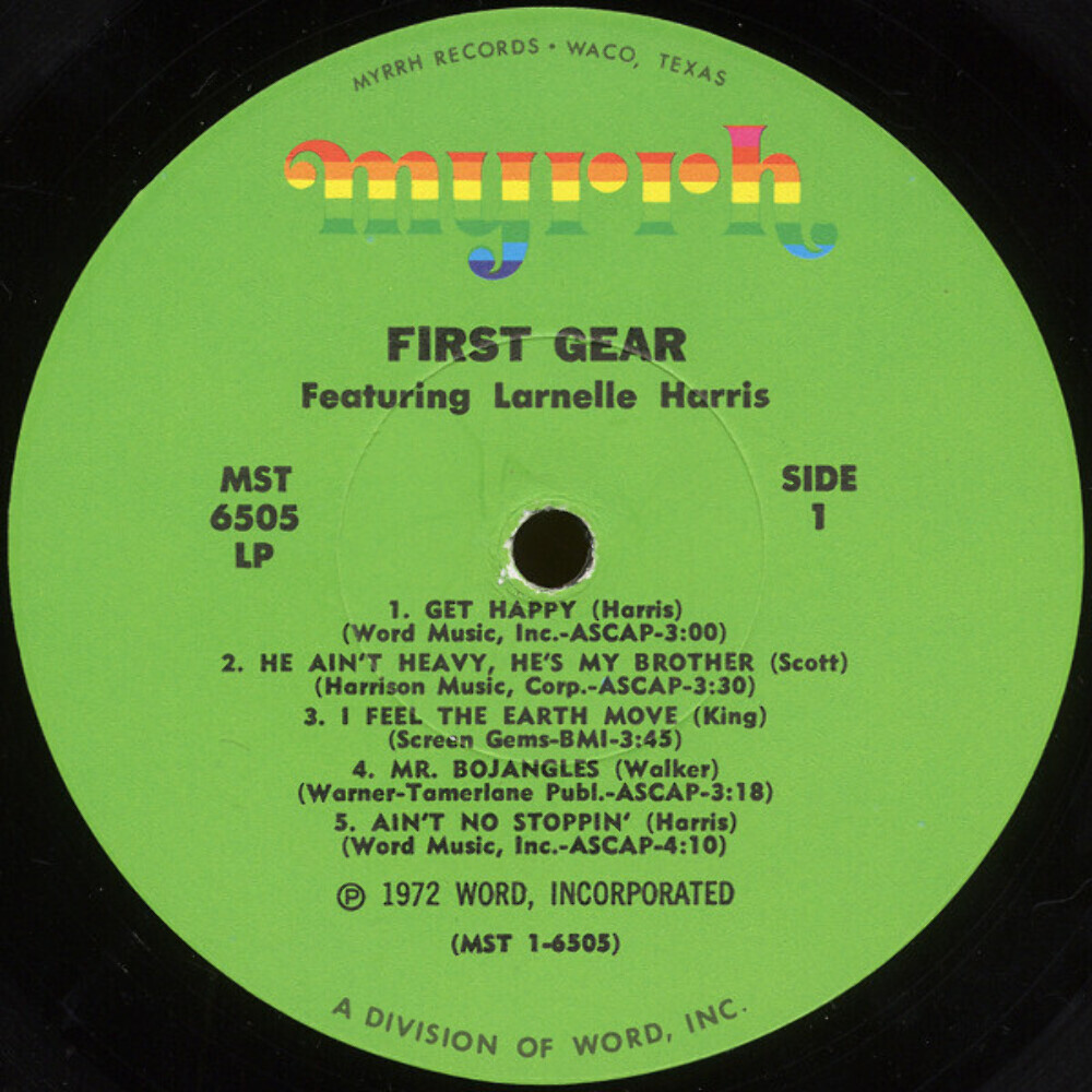 First Gear Featuring Larnelle Harris – … First Gear Featuring Larnelle Harris: First Gear Vinyl
