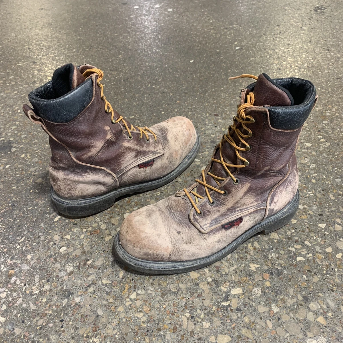 Red wing slip cheap on steel toe