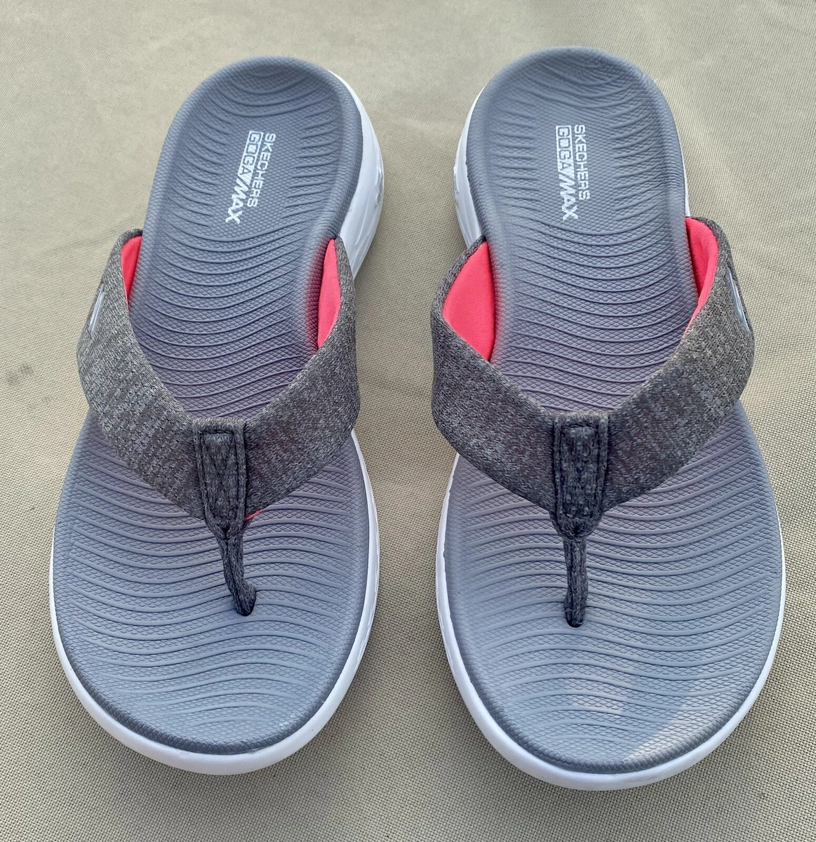 Skechers slippers best sale goga max