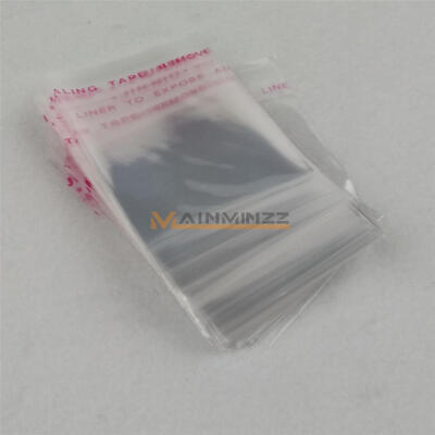 500PCS Wholesale Lots Self Adhesive Seal Plastic Bags 5 x 7cm