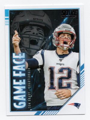 Tom Brady 2020 Score Game Face #2 Insert Card