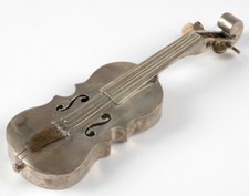 "Silver model of a violin" 2nd half of 19th century