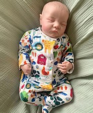 19" 3D Skin Reborn Baby Doll Full Body Soft Vinyl Newborn Boy Girl Levi Toy GIFT