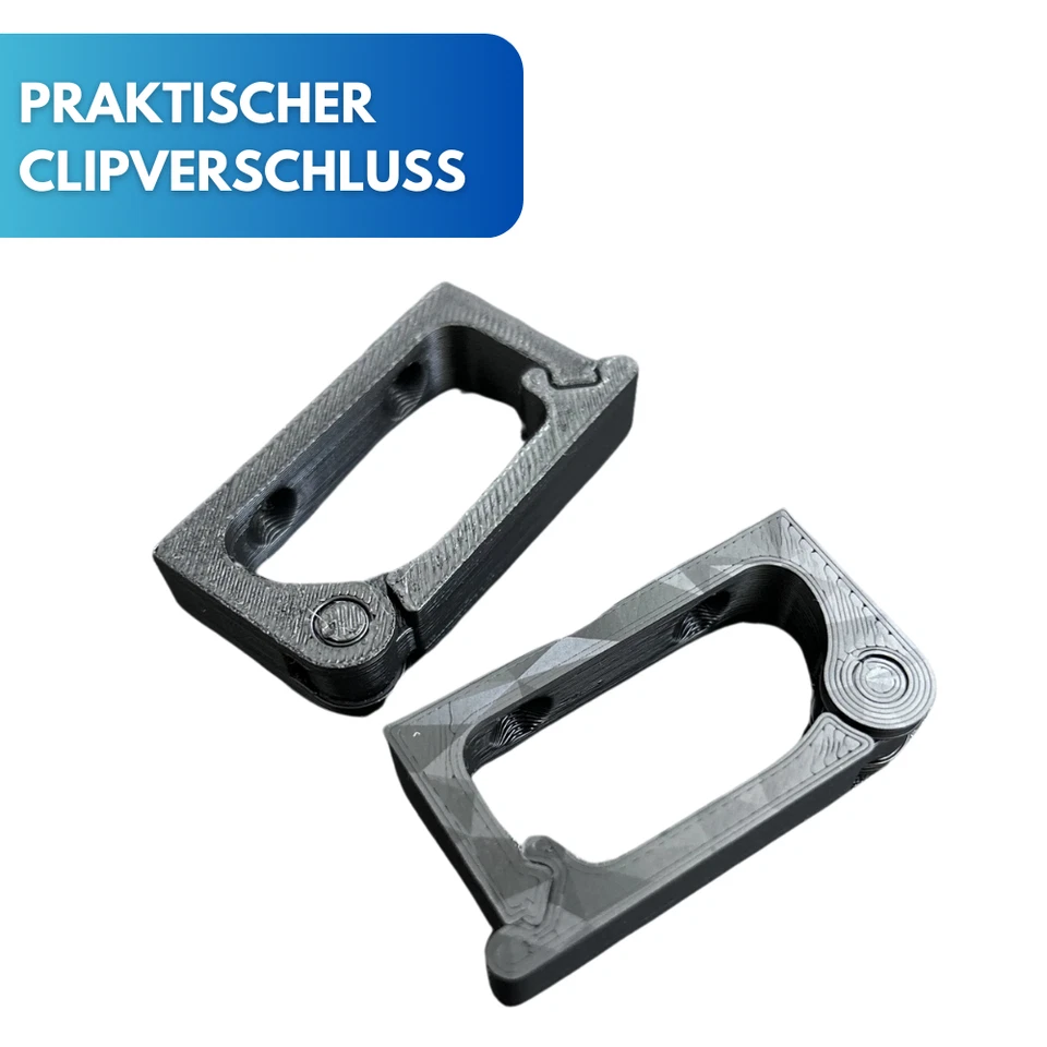 Kabelkanal Schreibtisch Untertisch Kabelhalter Organizer Kabelmanagement Clip - Bild 3 von 4