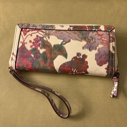 Nueva Billetera Enzo Angiolini Muñequera cierre de cremallera varios compartimento exterior | eBay