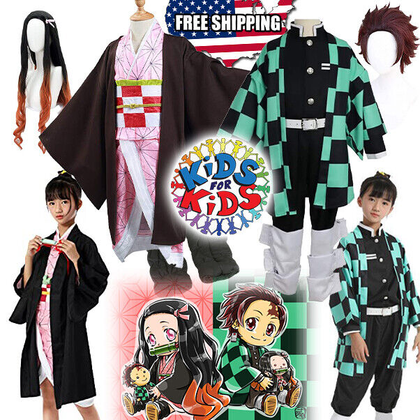 Anime Demon Slayer Cosplay Costume Kimetsu No Yaiba Kanao Tsuyuri Kanawo  Kimono Outfit Women Halloween Costumes - AliExpress