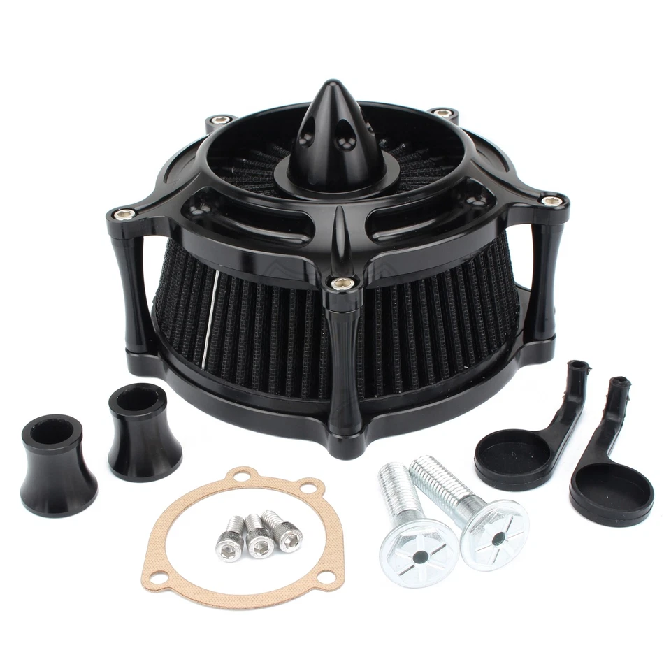 Filtro de admisión de filtro de aire negro para Harley Sportster Iron 1200 XL883 Forty Eight Foto 4 de 4