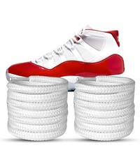 JORDAN 11 THICK SHOELACES REPLACEMENT LACES FOR AJ XI HIGH  AJ 11 LOW SNEAKERS