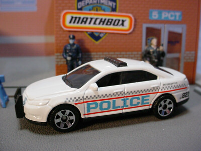 htf 2024 MBX RESCUE III Exclusive FORD POLICE INTERCEPTOR ☆white;☆Matchbox LOOSE