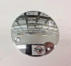 2 HOLE CHROME DOMED POINTS COVER XL SPORTSTER harley hd timing ignition timer