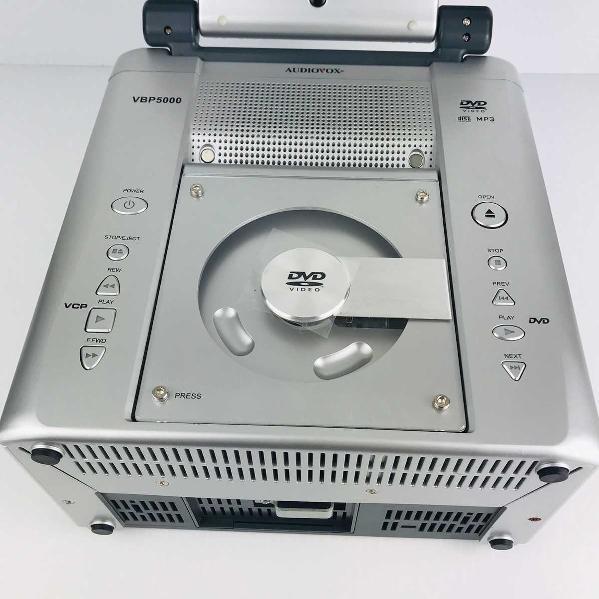 Audiovox VBP5000 DVD VHS Player W/ AC Power Cord, Car Power