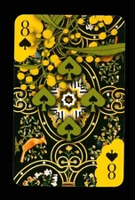 Transformation playing card Christian Lacroix 8 of Spades Q70a
