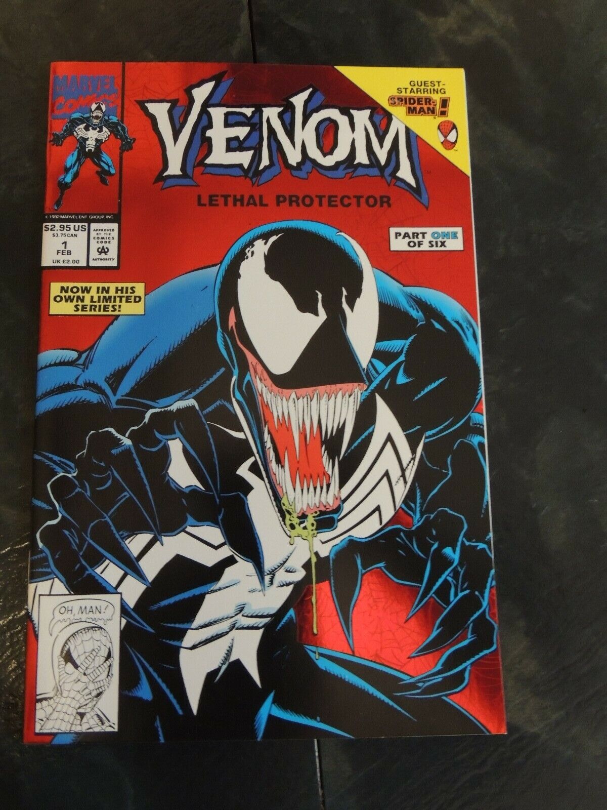 Venom #1 Lethal Protector Marvel February 1993 Comic Book