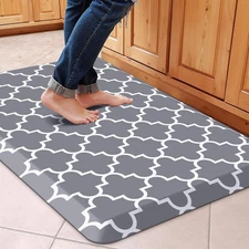 Anti Fatigue Floor Mat - 4/5 Inch Thick Kitchen Mat Non Slip Waterproof Heavy...