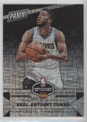 2017 Panini Player of the Day Infinite 95/150 Karl-Anthony Towns #7 18ms