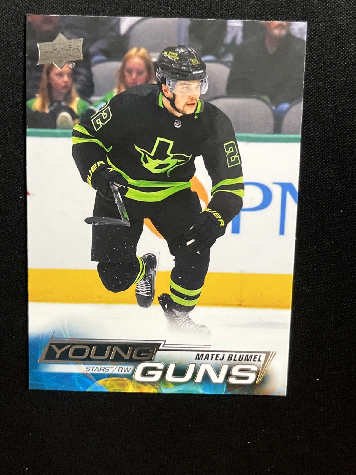 22-23 UD Extended Series Hockey Young Guns 704 Matej Blumel