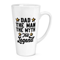 Gift Base GroßE Latte Tasse 17Oz Keramik Weiß Kaffeebecher Vatertag