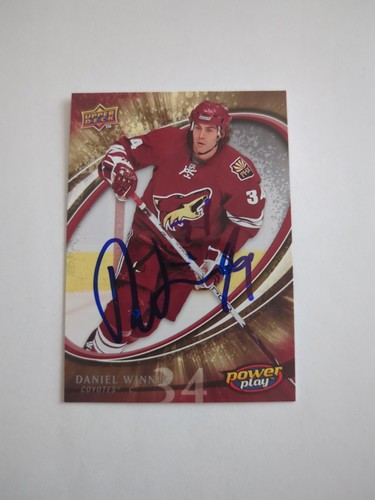 Daniel Winnik Signed Autographed Arizona Coyotes Card - Bild 1 von 2