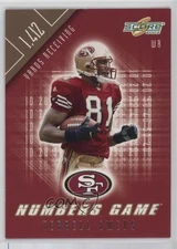 2002 Score Numbers Game /1412 Terrell Owens #NG-23 HOF