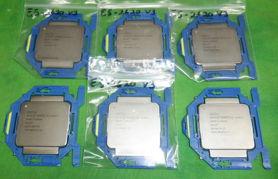 HP Intel Xeon E5-2620 V3 2.4GHz 6-Core Processor CPU SR207   LOT OF 6