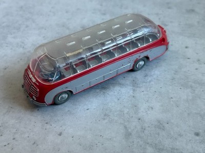 Wiking 1:87 Setra bus red grey with chauffeur *C7*