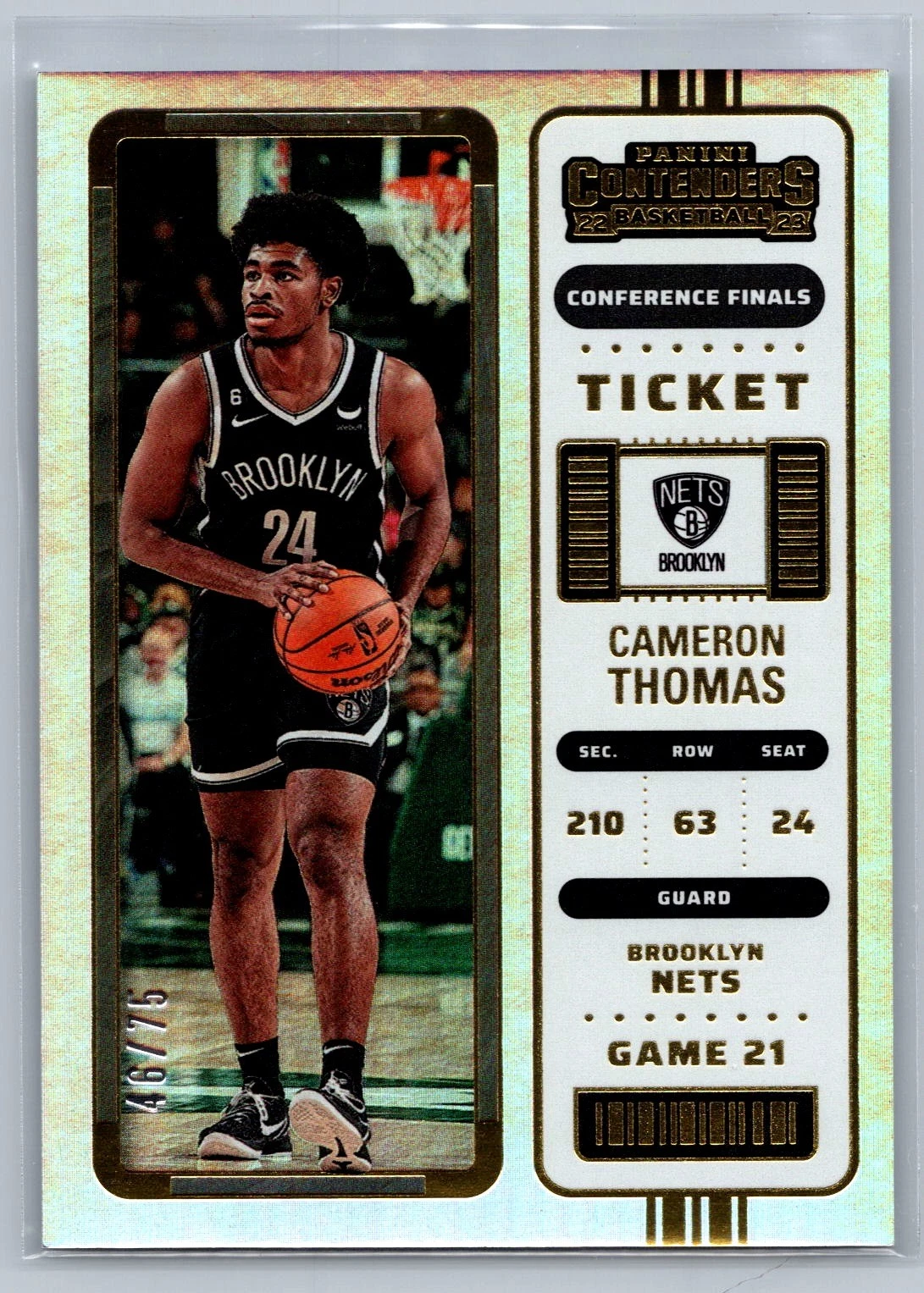 Cameron Thomas trading card