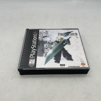 Final Fantasy VII PS1 Complete CIB Misprint   PlayStation 1 Black Label