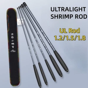 Portable UL Fishing Rod for Travel - Fiberglass River Rod Collapsible 46cm Max